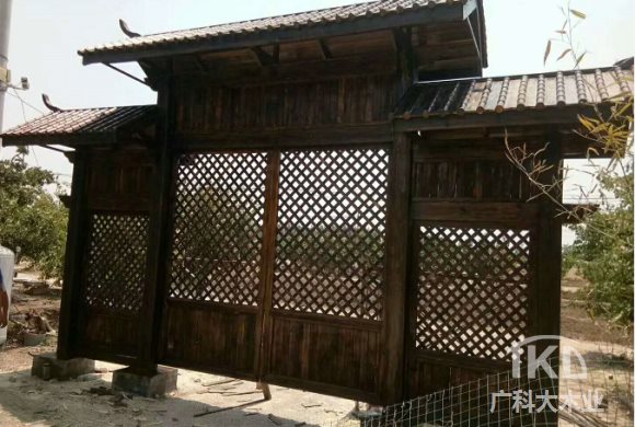 防腐木門(mén)頭、保定門(mén)樓