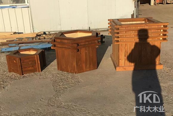 保定防腐木花箱生產廠家