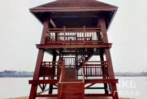 保定雙層防腐木亭子