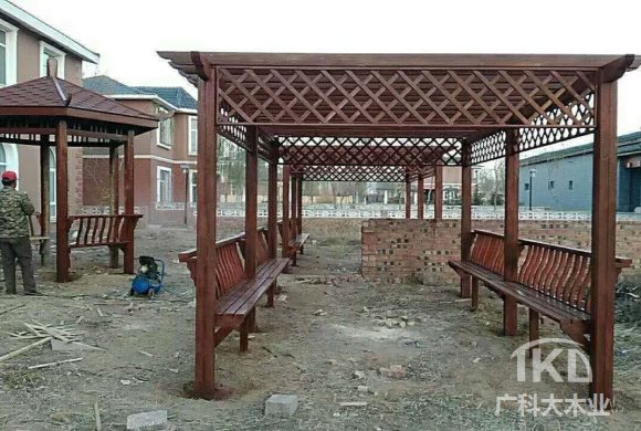 防腐木花架制作安裝廠家