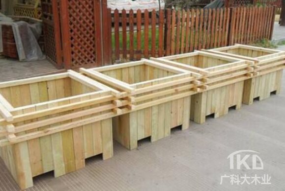 防腐木花箱花池生產加工廠家