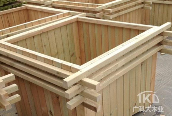 防腐木花箱加工銷售